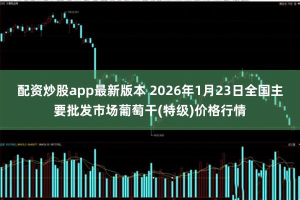 配资炒股app最新版本 2026年1月23日全国主要批发市场葡萄干(特级)价格行情