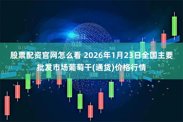 股票配资官网怎么看 2026年1月23日全国主要批发市场葡萄干(通货)价格行情